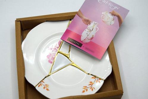 Seletti - Marcantonio - Schotel (2) - Kintsugi Dessert plate, Antiek en Kunst, Antiek | Meubels | Tafels