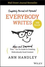Everybody Writes 9781119854166 Ann Handley, Verzenden, Zo goed als nieuw, Ann Handley