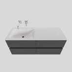 Badkamermeubel Solid Surface BWS Oslo 120x46 cm Links Mat, Ophalen of Verzenden, Nieuw, Bad