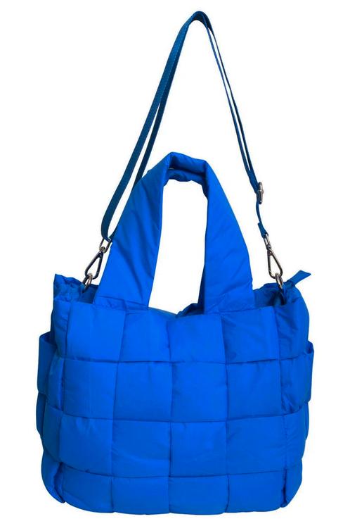 -40% Smashed Lemon  Smashed Lemon 56033 grote shopper schoud, Sieraden, Tassen en Uiterlijk, Tassen | Damestassen, Blauw, Nieuw