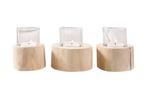Kaarshouder Limotion set van 3 Teak/ 38247