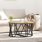 vidaXL Koffietafel Artisan Eiken 80x80x42 cm van Engineered, 50 tot 100 cm, Verzenden, Nieuw, 50 tot 100 cm