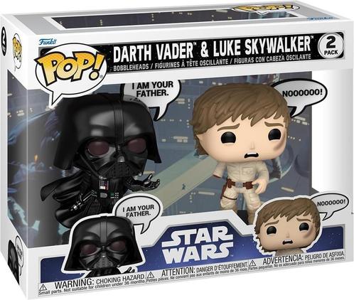Funko Pop! - Star Wars Darth Vader & Luke 2-Pack | Funko -, Verzamelen, Poppetjes en Figuurtjes, Nieuw, Verzenden