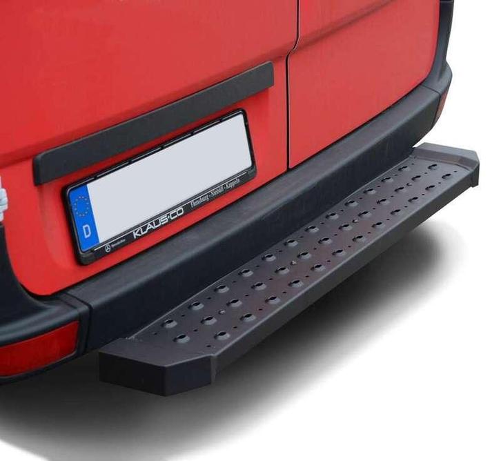 Achteropstap zwart Mercedes Sprinter en VW Crafter 2006-2016, Auto diversen, Auto-accessoires, Ophalen of Verzenden