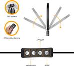 2dekans | Studio ME Ringlamp met Statief - 10 inch / 26 cm -, Ophalen of Verzenden, Zo goed als nieuw