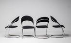 Thonet - Hans Luckhardt - Stoel (4) - ST14 - Verchroomd, Wol, Antiek en Kunst