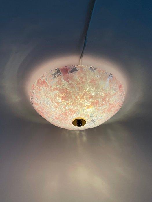 Selene - Wandlamp - ROZE BLADEREN - VETRO MURANO, Antiek en Kunst, Antiek | Lampen