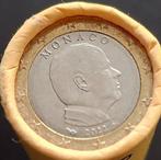 Monaco. 1 Euro 2022 (25 stuks) in zichtrol (Zonder, Postzegels en Munten, Munten | Europa | Euromunten