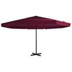 Grote Bordeaux Parasol 500cm | Tweedekansje | OP=OP!, Nieuw, Ophalen of Verzenden, Zweefparasol, Waterdicht