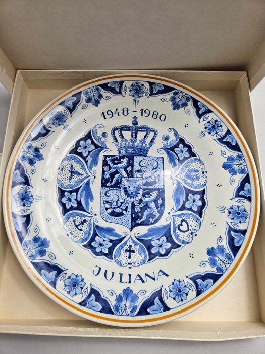 De Porceleyne Fles, Delft - Bord - Aardewerk, Antiek en Kunst, Antiek | Glas en Kristal