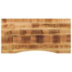 vidaXL Bureaublad met ronding 140x60x2,5 cm massief ruw, Huis en Inrichting, Tafels | Eettafels, Verzenden, Nieuw