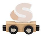 Tryco Houten Gekleurde Lettertrein - Letter S, Kinderen en Baby's, Kinderkamer | Inrichting en Decoratie, Verzenden, Nieuw