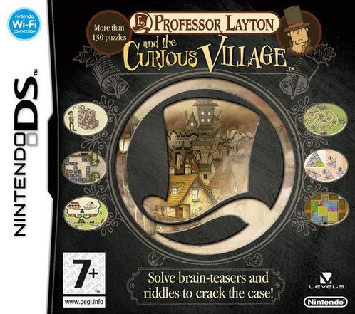 Professor Layton and the Curious Village [Nintendo DS], Spelcomputers en Games, Games | Nintendo DS, Zo goed als nieuw, Ophalen of Verzenden