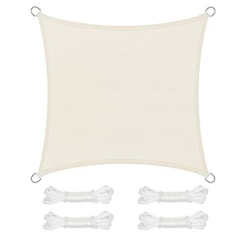 Zonwering Zeil Ademend Scheurvast | Laatste Stuk!, Tuin en Terras, Zonneschermen, 450 cm of meer, Elektrisch, Nieuw, Overige typen