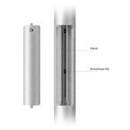 6 meter stalen lichtmast inclusief 50W LED straatlamp – Comp, Verzenden