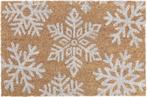 deurmat kokos - sneeuwvlokken - 60 x 40 cm - antislip -, Huis en Inrichting, Stoffering | Vloerbedekking, Verzenden, Nieuw