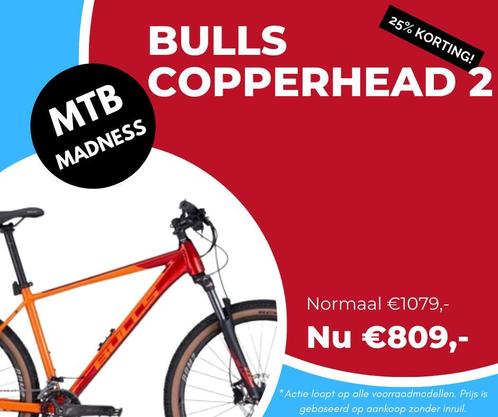 MTB Madness: Bulls Copperhead 2 MTB hardtail 29 inch, Fietsen en Brommers, Fietsen | Mountainbikes en ATB, Hardtail, Nieuw, Ophalen of Verzenden