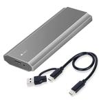 512GB M.2 SATA SSD + High Speed Enclosure 3.1 USB C (PCIe 10, Computers en Software, Harde schijven, Verzenden, Nieuw