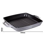 GGM Gastro | STAUB | GRILL PANS - Grillpan - 330x330mm - |, Verzenden, Nieuw