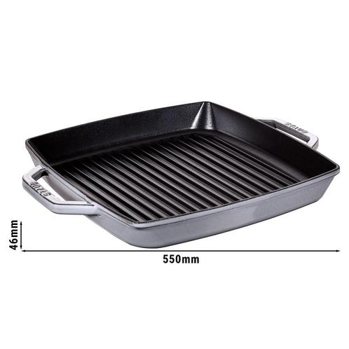 GGM Gastro | STAUB | GRILL PANS - Grillpan - 330x330mm - |, Huis en Inrichting, Keuken | Potten en Pannen, Verzenden