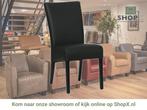 Leren eetkamerstoel Just - Toledo Nero (zwart) - Poten hout, Huis en Inrichting, Stoelen, Bohemian, Eigentijds, Klassiek, Retro, Romantisch, Scandinavisch