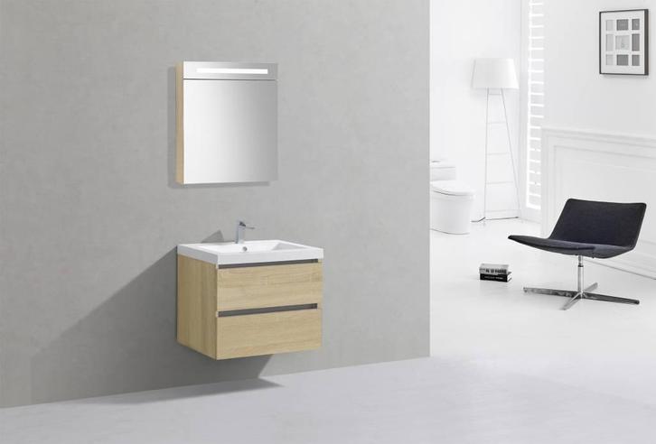 Sani Royal Badkamermeubel Trento Greeploos, Huis en Inrichting, Badkamer | Badkamermeubels