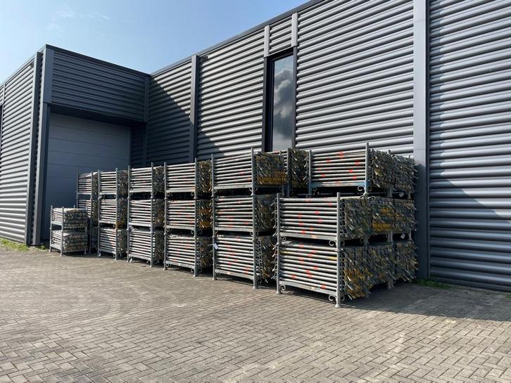 Originele Layher Hulpkortelingen 1.40 (gebruikt), Doe-het-zelf en Verbouw, Steigers, Gevelsteiger, Gebruikt, Ophalen of Verzenden