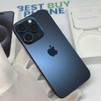 iPhone 15 Pro 128GB blauw /94% batt /kras vrij /AppleCare+, 128 GB, Blauw, Ophalen of Verzenden, Zo goed als nieuw