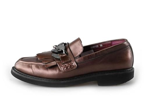 Di Lauro Loafers in maat 38 Bruin | 10% extra korting, Kleding | Dames, Schoenen, Bruin, Zo goed als nieuw, Overige typen, Verzenden