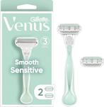 Gillette Woman Venus Smooth Sensitive - houder + 2 mesjes, Nieuw, Ophalen of Verzenden