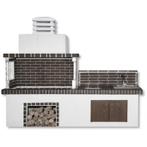 Buitenkeuken set bbq met kookplaat en gootsteen - black..., Ophalen of Verzenden, Nieuw