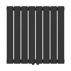 [neu.haus] Designradiator Nore 60x60x5,2 cm zwart, Doe-het-zelf en Verbouw, Verwarming en Radiatoren, Nieuw, Verzenden