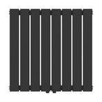 [neu.haus] Designradiator Nore 60x60x5,2 cm zwart, Doe-het-zelf en Verbouw, Verwarming en Radiatoren, Verzenden, Nieuw