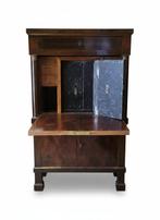 Secrétaire à abattant - Knoesthout - Secretaire met kluis in