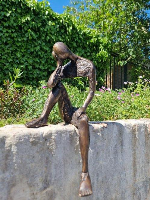 Beeldje - Modernist deep emotional sculpture - Brons, Antiek en Kunst, Curiosa en Brocante