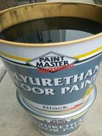 PU betoncoating ZWART - Paintmaster FLOORPAINT - ZWART, Doe-het-zelf en Verbouw, Verf, Beits en Lak, 5 tot 10 liter, Zwart, Nieuw