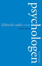 Ethische codes voor psychologen 9789057124525, Boeken, Verzenden, Zo goed als nieuw