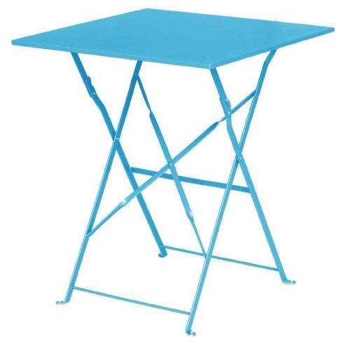 Tafel Lucas - vierkant - turquoise, Zakelijke goederen, Horeca | Keukenapparatuur, Nieuw in verpakking, Verzenden