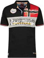 Geographical Norway Heren Polo Kidney Zwart, Verzenden, Nieuw, Zwart