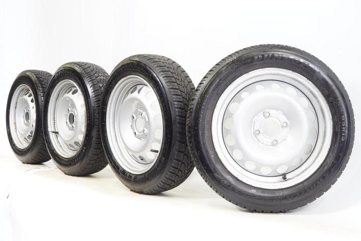 Smart ForTwo ForFour W453 15 inch stalen velgen + Winterband, Auto-onderdelen, Banden en Velgen, Velg(en), Gebruikt, 15 inch, Winterbanden