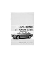 1973 ALFA ROMEO GT JUNIOR 1.3 / 1.6 INSTRUCTIEBOEKJE DUITS, Auto diversen, Handleidingen en Instructieboekjes