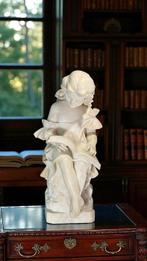 Cristoforo Vicari (1846-1915) - Beeld, Statua giovane, Antiek en Kunst, Antiek | Keramiek en Aardewerk
