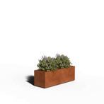 Cortenstaal Plantenbak Rechthoek | Gelast | 120 x 40 x 40, Tuin en Terras, Verzenden, Nieuw