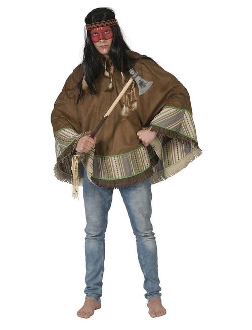 Indianen Poncho Man Tumu, Kleding | Heren, Carnavalskleding en Feestkleding, Nieuw, Ophalen of Verzenden