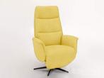 Relaxfauteuil Heino - relaxfauteuils - Geel, Huis en Inrichting, Stoelen, Nieuw, Leer