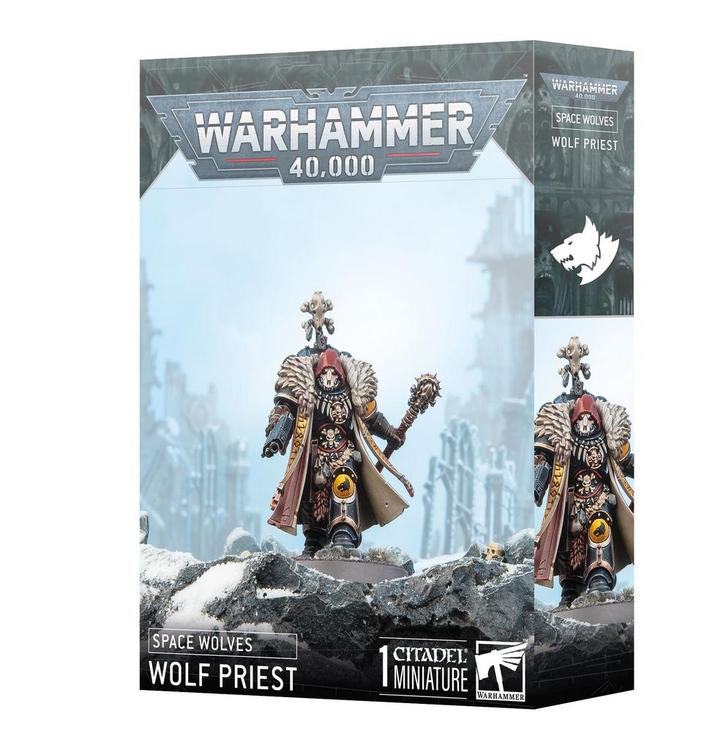 Space Wolves Wolf Priest (Warhammer Nieuw), Hobby en Vrije tijd, Wargaming, Nieuw, Ophalen of Verzenden