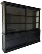Buffetkast zwart - zwart Putten 260 x 240cm soft close, Huis en Inrichting, Ophalen of Verzenden, Nieuw