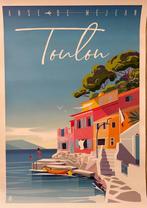 Monsieur Z - Affiche de Tourisme Toulon - Anse Méjean, Antiek en Kunst