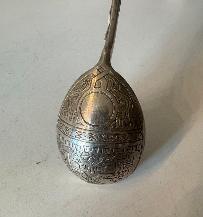 Lepel - .875 (84 Zolotniki) zilver, Antiek en Kunst, Antiek | Goud en Zilver