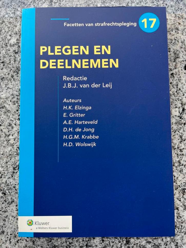 Plegen en deelnemen, Boeken, Politiek en Maatschappij, Juridisch en Recht, Nederland, Gelezen, Verzenden